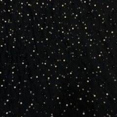 Black Color Pearl  Net Embroidery