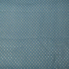 Blue Color Denim Glitter Fabric