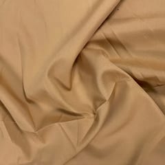 Caramel Brown Color Dyed Poly Crepe Fabric (N111)