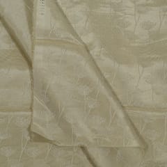 Dyeable Tissue Upada Silk Jacquard Fabric