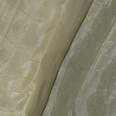 Dyeable Tissue Upada Silk Jacquard Fabric