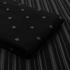 Black Color Cotton Dobby Fabric Set (5 Mtr.)