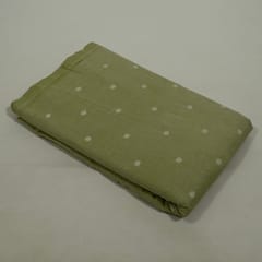 Green Color Cotton Dobby Fabric