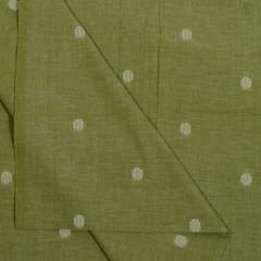 Green Color Cotton Dobby Fabric