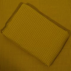 Mustard Color Cotton Dobby Fabric Set (5 Mtr.)