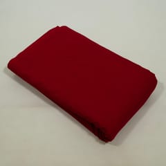 Red Color Rayon Slub Fabric