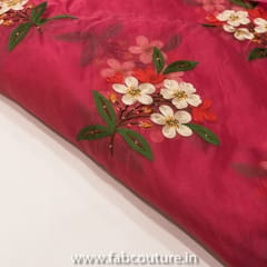 Organza Embroidered Fabric (1.7mtr Piece)