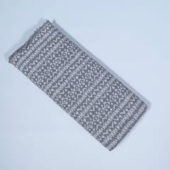 Grey Color Cotton Jacquard Fabric