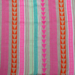 Multi Color Cotton Jacquard Fabric