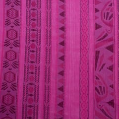 Pink Color Cotton Jacquard Fabric