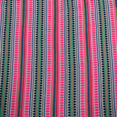 Multi Color Cotton Jacquard Fabric