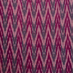 Multi Color Cotton Ikat Fabric