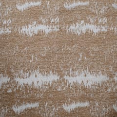 Beige Color Shaneel Jacquard Fabric