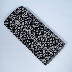 Black and White Color Cotton Jacquard Fabric