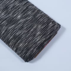 Black and White Color Cotton Jacquard Fabric