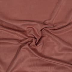 Gajree color Knitted Suede Fabric