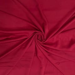 Maroon Color Luxury Georgette Lyrca Fabric (N27)