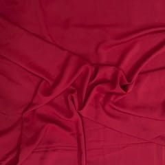 Maroon Color Luxury Georgette Lyrca Fabric (N27)