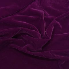 Purple Color Micro Velvet fabric