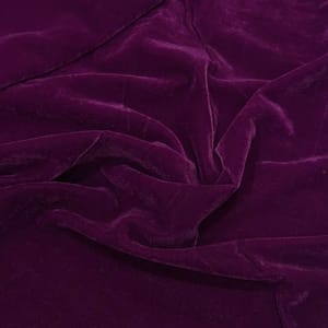 Purple Color Micro Velvet fabric