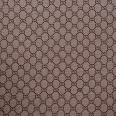 Brown Color Poly Cotton Jacquard Fabric