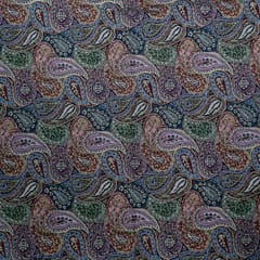 Multi Color Poly Cotton Jacquard Fabric