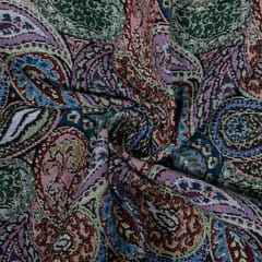 Multi Color Poly Cotton Jacquard Fabric