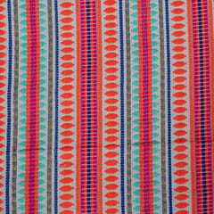 Multi Color Cotton Acrylic Jacquard Fabric