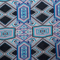 Multi Color Cotton Jacquard Fabric