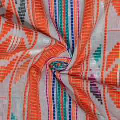 Multi Color Cotton Jacquard Fabric