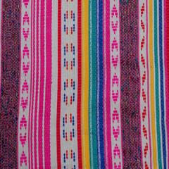 Multi Color Cotton Jacquard Fabric