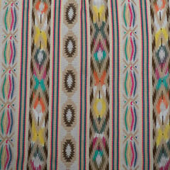 Multi Color Cotton Jacquard Fabric