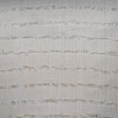 Off White Color Cotton Jacquard Fabric