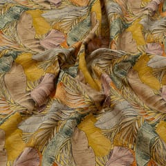 Multi Color Corduroy Printed Fabric