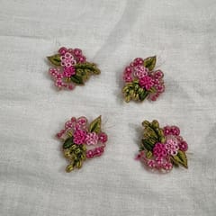 Hand Embroidered Booti (4 Pcs)