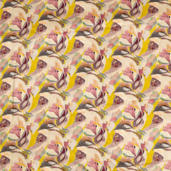 Multi Color Modal Satin Printed Fabric