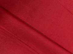 Blood Red Color Plain Pure Linen Fabric - 60 Lea