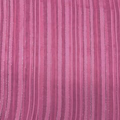 Light Pink Stripes Printed Georgette Fabric