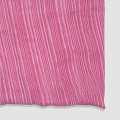 Light Pink Stripes Printed Georgette Fabric