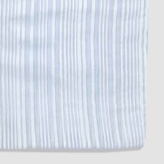 Light Blue Stripes Printed Georgette Fabric