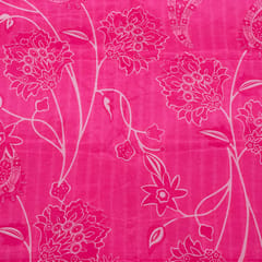 Pink Color Dola Silk Digital Printed Fabric