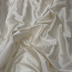 White Dyeable Satin Lycra fabric