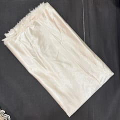 White Dyeable Satin Lycra fabric