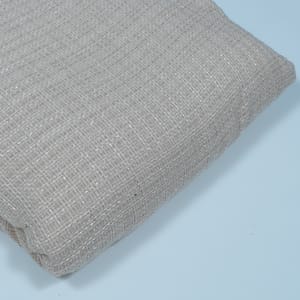 Beige Color Tweed Fabric