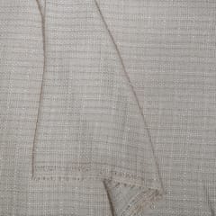 Beige Color Tweed Fabric