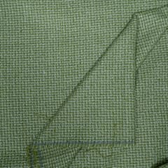 Green Color Tweed Fabric