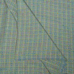 Lime Green Color Tweed Fabric