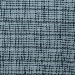 Black and Cream Color Tweed Fabric