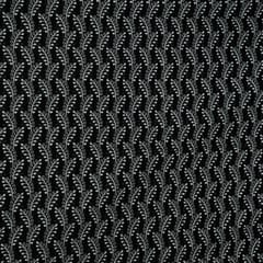 Black Color Mal Chanderi Embroidered Fabric