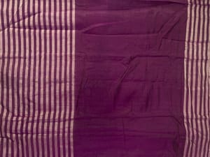 Purple Stripes Pure Tissue Fabric